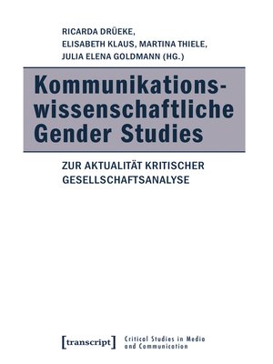 cover image of Kommunikationswissenschaftliche Gender Studies